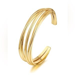 Elegant‎ Gold-Tone Cuff Bracelet